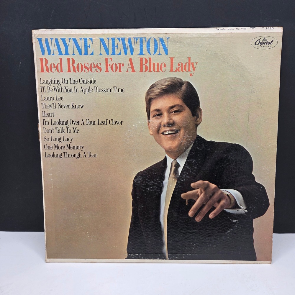Wayne Newton Red Roses For A Blue Lady Vinyl LP 12" Mono Capitol T-2335 1965 Pop